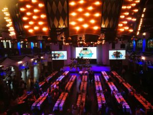 Festsaal am Tag der Krönung der Bayerischen Bierkönigin 19/20