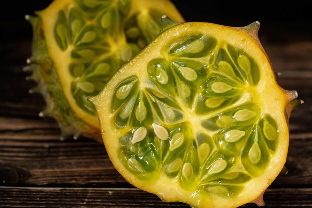 Exotische Frucht: Kiwano