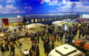 Indoor-Campingplatz als Teil der Location des BÄKO-Workshops 2018.