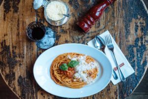 Pasta, serviert in der L’Osteria, die Thema auf dem Foodservice-Forum war.