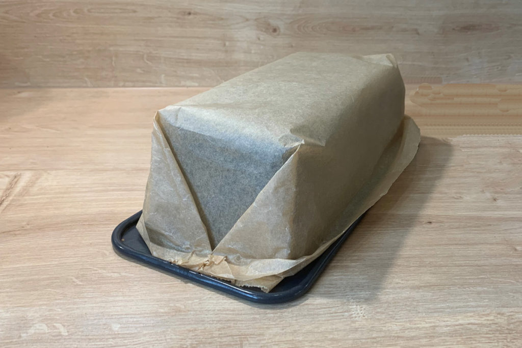 Lifehack Backpapier in Kastenform falten