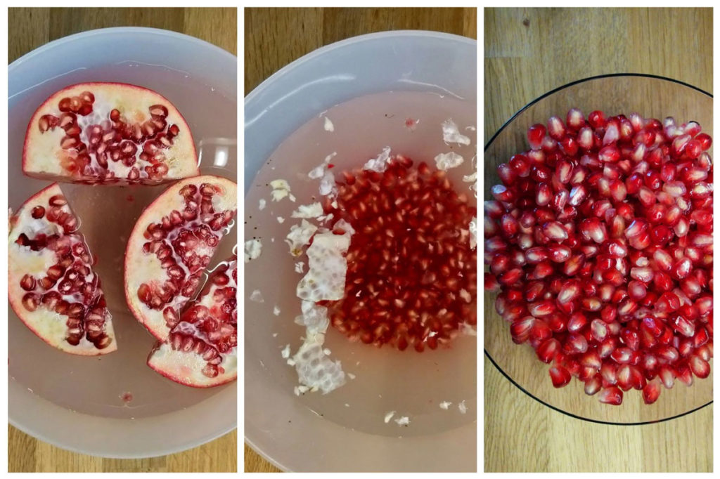 Lifehack Granatapfel richtig schälen