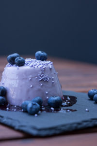 Lila Panna Cotta für die Blogger Aktion Superblogger 2018